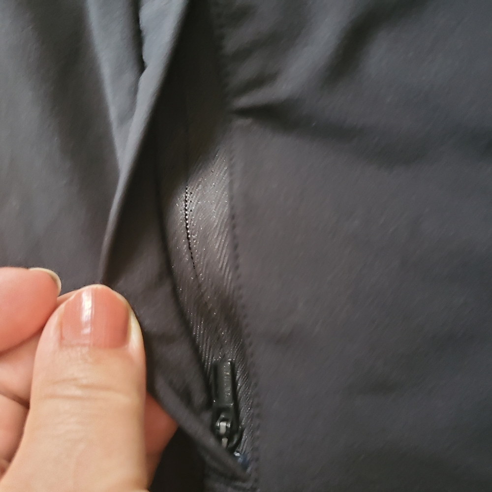 Athleta 6 Pockets Elastic On Waist Skinny Pants - Black Sz 6 - Picture 13 of 16